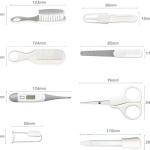Baby Grooming Kit, Infant Safety Care Set with Hair Brush Comb Nail Clipper Nasal Aspirator,Baby Essentials Kit for Newborn Girls Boys