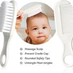 Baby Grooming Kit, Infant Safety Care Set with Hair Brush Comb Nail Clipper Nasal Aspirator,Baby Essentials Kit for Newborn Girls Boys