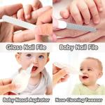 Baby Grooming Kit, Infant Safety Care Set with Hair Brush Comb Nail Clipper Nasal Aspirator,Baby Essentials Kit for Newborn Girls Boys