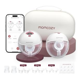Smart APP Controlled Wearable Breast Pump, Hands-Free Wireless Electric Pump, 3 Modes 9 Suction Levels, BPA-Free