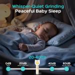 Baby Nail Trimmer Electric,Baby Nail Clipper Gentle, Quiet with 360° Light, Safe for Sleep Time Grinding,16-in-1 Kit for Newborn