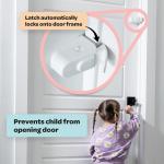 Door Lock Kids Can't Reach or Defeat Works With Door Knob, Lever or Handle - Childproof Safety Locks are Toddler,